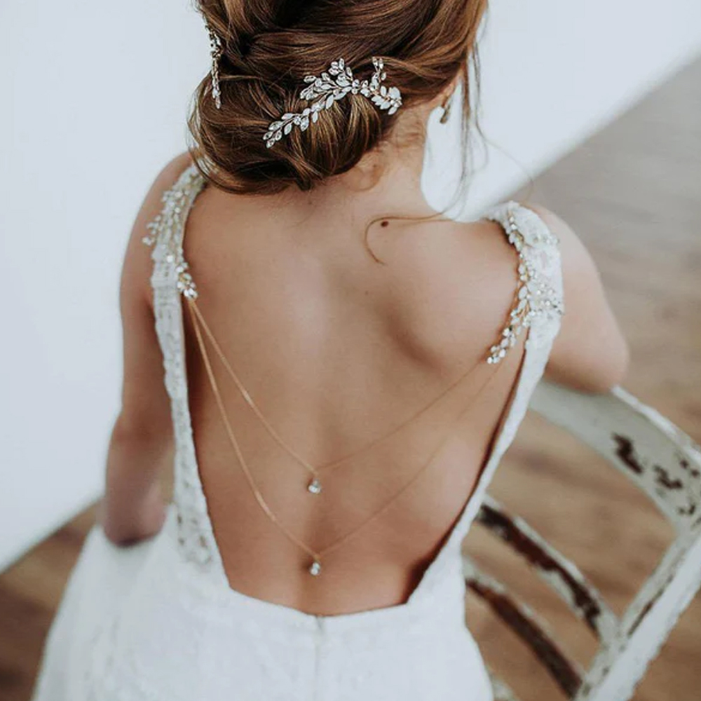 Naszyjnik z cyrkonią wisiorek  – Body Jewelry Retainers recenzja i cena